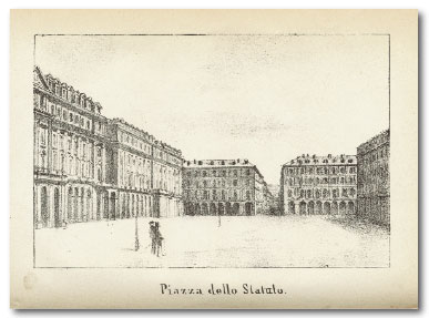 Un'immagine di piazza Statuto a Torino