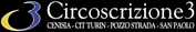 Logo Circoscrizione 3 negativo
