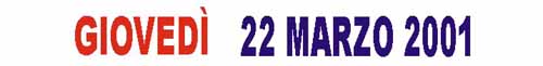 Consiglio Circoscrizionale 22 marzo 2001