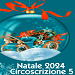 Logo Natale 2024 Palla con immagine macchina