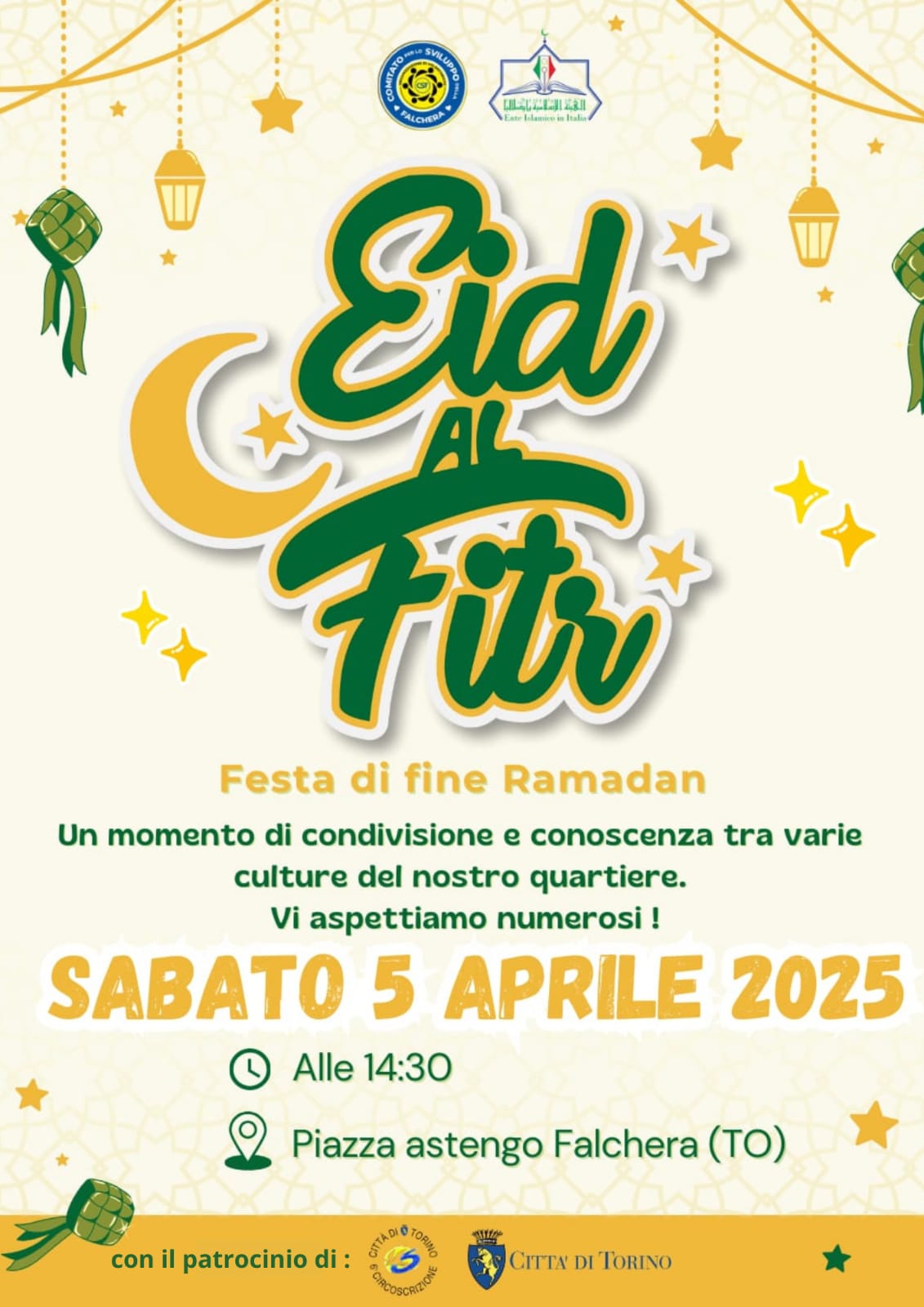 Festa di fine Ramadan alla Falchera