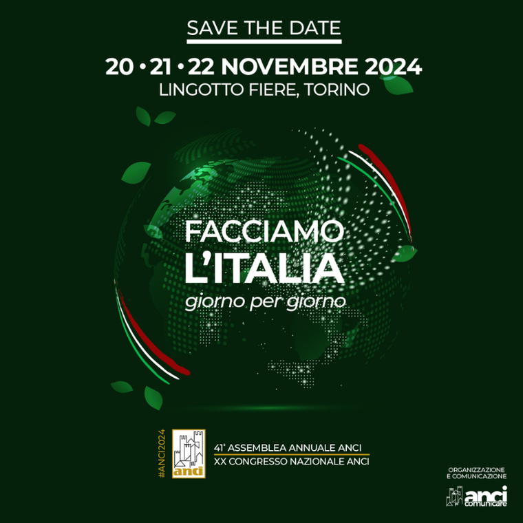 41ª Assemblea ANCI a Torino: Sindaci a Confronto dal 20 al 22 Novembre