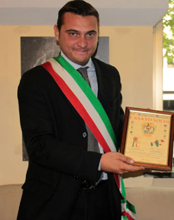 Silvio Magliano, vicepresidente del Consiglio comunale, alla cerimonia del 4 settembre 2011