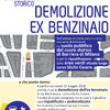 Locandina Demolizione ex benzinaio | Borgo Storico | maggio 2014