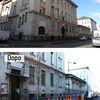 Riqualificazione spazio pubblico del Borgo di Barriera di Milano| scuola A. Gabelli | Via Santihia | Prima e dopo