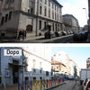 Riqualificazione spazio pubblico del Borgo di Barriera di Milano| scuola A. Gabelli | Via Santihia | Prima e dopo 2