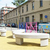Riqualificazione spazio pubblico del Borgo di Barriera di Milano | scuola A. Gabelli | lavori conclusi | Via Santhià | Settembre 2015
